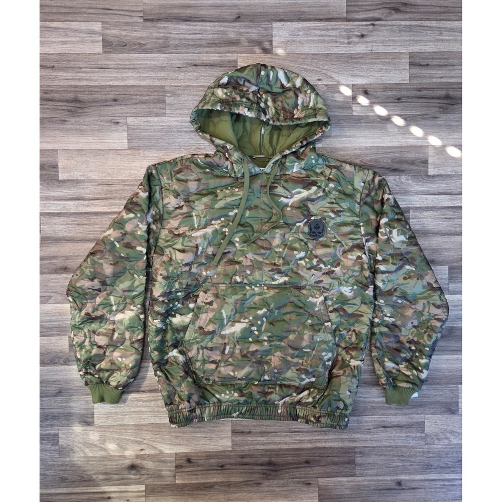 Zero Foxtrot Woobie Hoodie L Multicam MTP Camo Quilted Pullover Military Utility
